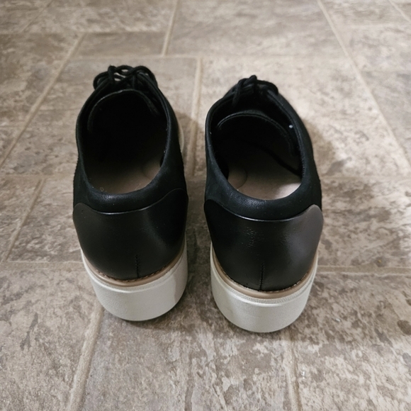 Clarks Ultimate Comfort Collection Black Leather Lace Up Oxford Loafer NWT - Picture 7 of 9